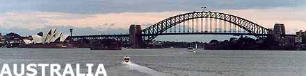 Australia - view of Sydney Harbour Bridge