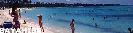 Bayahibe panoramic picture showing the beach at the Coral Canoa