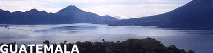 Guatemala - a view of Lake Atitlan